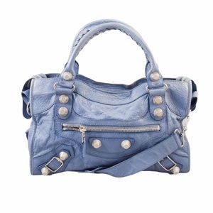 ❌SOLD❌Balenciaga Agneau City Bag Blue